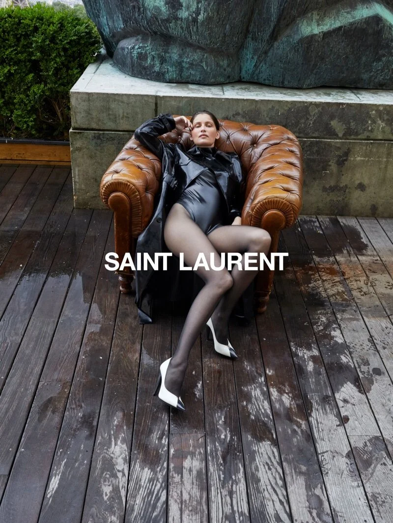 Laetitia Casta, Freja Beha Erichsen in Saint Laurent #YSL 34